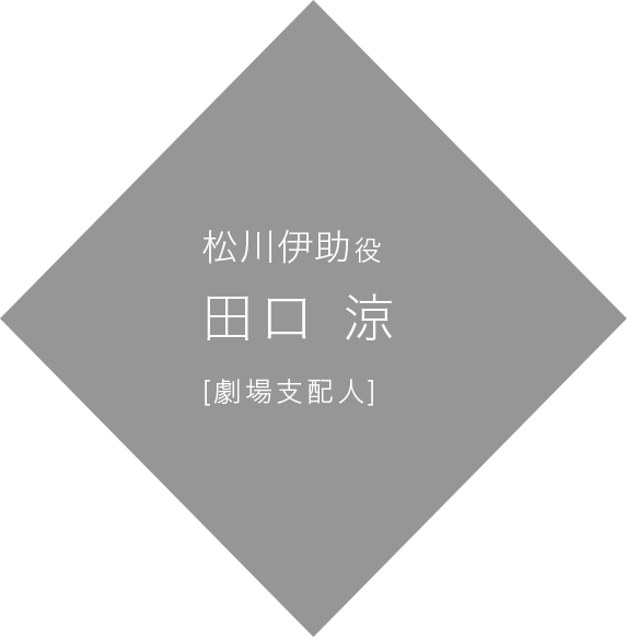 松川伊助 役 田口 涼 [劇場支配人]