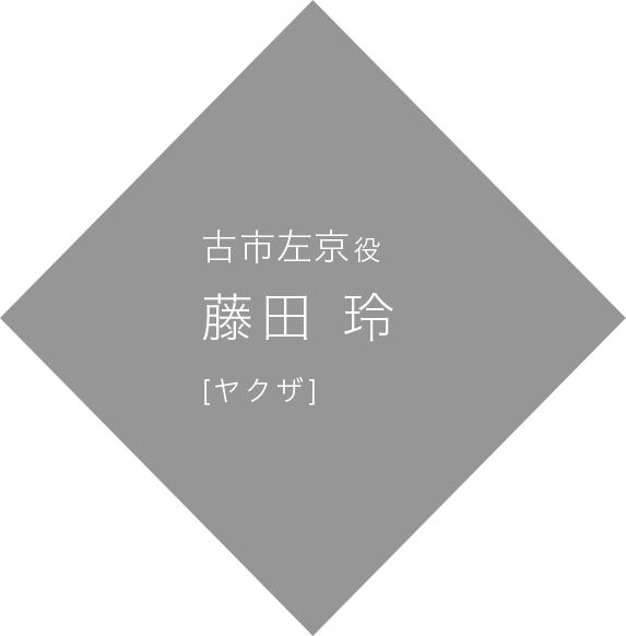 古市左京 役 藤田 玲 [ヤクザ]